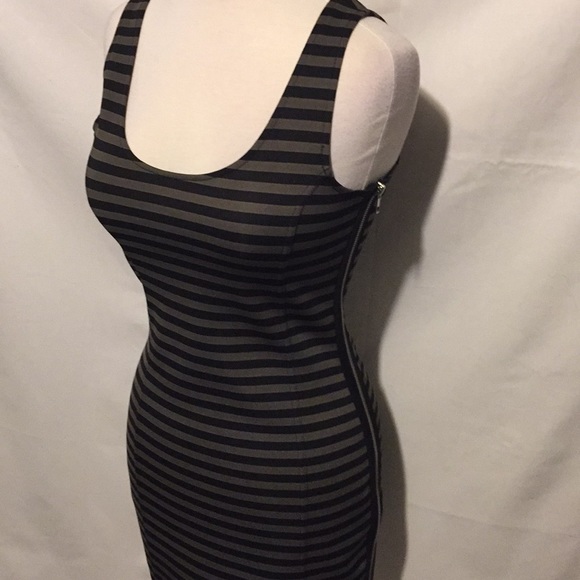 Central Park West Dresses & Skirts - Central Park West Striped Side Zipper Dress